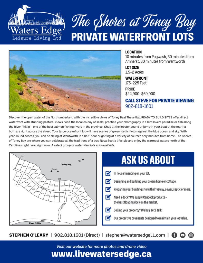 Toney Bay Web Sheet